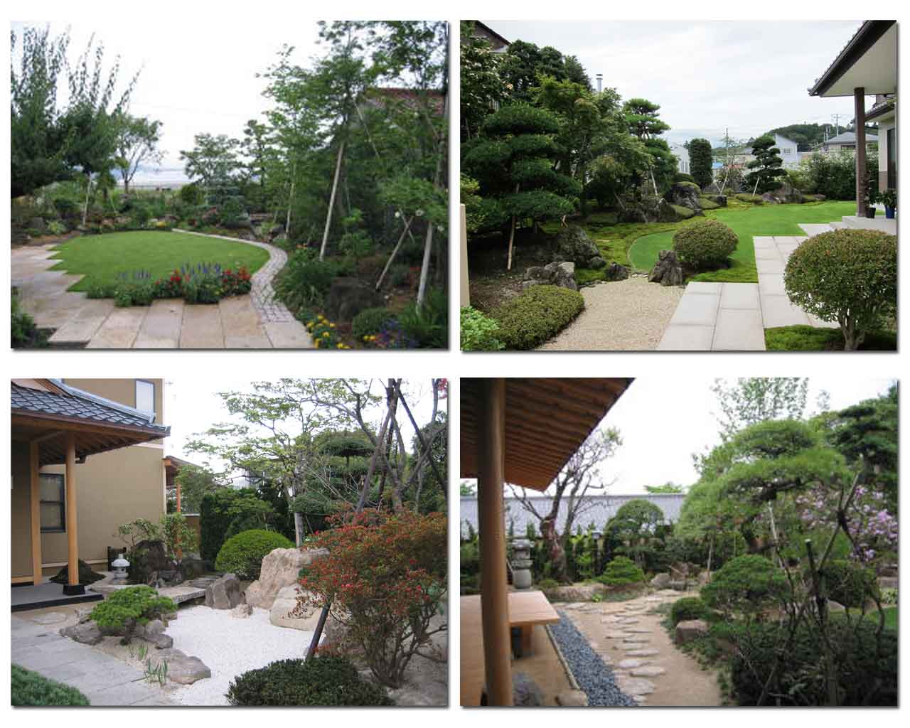 個人住宅の庭園